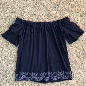 Off the shoulder blouse